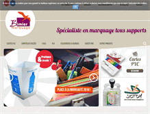 Tablet Screenshot of bimier-marquage.fr